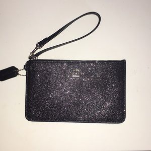 Sparkly coach wristlet